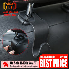Load image into Gallery viewer, Universal Car Seat Back Hook Car Accessories Interior Portable Hanger Holder Storage for Car Bag Purse Cloth Decoration Dropship
