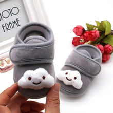 Load image into Gallery viewer, Winter baby toddler shoes newborn baby girl plush love stars clouds cotton shoes soft sole warm shoes comfortable кроссовки 05*
