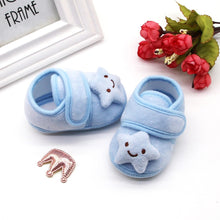 Load image into Gallery viewer, Winter baby toddler shoes newborn baby girl plush love stars clouds cotton shoes soft sole warm shoes comfortable кроссовки 05*
