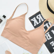 Load image into Gallery viewer, Women Sexy Crop Tops Tube Top Female Streetwear Sleeveless Camis Seamless Sports Lingerie Tee Bra Crop Top Bandeau Top Tank
