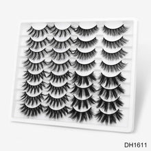 Load image into Gallery viewer, 8/20 Pairs 3D Mink Lashes Natural False Eyelashes Dramatic Volume Fake Lashes Makeup Eyelash Extension Silk Handmade Eyelashes
