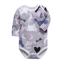 Load image into Gallery viewer, baby bodysuit newborn boys girls clothing long sleeve 3 6 9 12 18 24 months toddler infant child kids clothes
