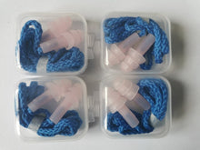 Load image into Gallery viewer, 4pieces box-packed comfort earplugs noise reduction silicone Soft Ear Plugs Cotton rope Earplugs Protective for Swimming for sle

