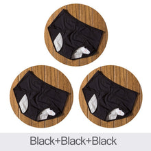 Load image into Gallery viewer, 3pcs/Set Menstrual Panties Women Sexy Pants Leak Proof Incontinence Underwear Period Proof Briefs High Waist Warm Female
