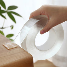 Load image into Gallery viewer, 1M/3M/5M Nano magic Tape Double Sided Tape Transparent NoTrace Reusable Waterproof Adhesive Tape Cleanable Home gekkotape
