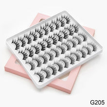 Load image into Gallery viewer, 8/20 Pairs 3D Mink Lashes Natural False Eyelashes Dramatic Volume Fake Lashes Makeup Eyelash Extension Silk Handmade Eyelashes
