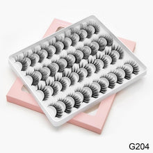 Load image into Gallery viewer, 8/20 Pairs 3D Mink Lashes Natural False Eyelashes Dramatic Volume Fake Lashes Makeup Eyelash Extension Silk Handmade Eyelashes
