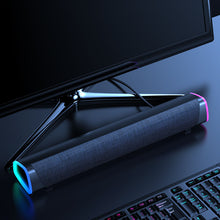Load image into Gallery viewer, 3D Surround Soundbar Bluetooth 5.0 Speaker Wired Computer Speakers Stereo Subwoofer Sound Bar for Laptop PC Theater TV Aux 3.5mm
