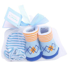 Load image into Gallery viewer, 1 Bag Glove+Socks For Newborns Baby Cute Cartoon Socks For Girls Thin Soft Cotton Boy Child Socks Infants

