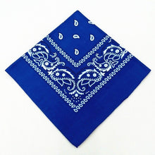 Load image into Gallery viewer, 1DayShip Men Women Cotton Bandana Hairband Cowboy Mens Biker Sports Headwear Wrist Hairwrap Double Sided Head Wrap Scarf Paisley
