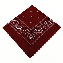 Load image into Gallery viewer, 1DayShip Men Women Cotton Bandana Hairband Cowboy Mens Biker Sports Headwear Wrist Hairwrap Double Sided Head Wrap Scarf Paisley

