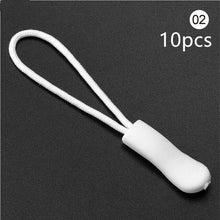 Load image into Gallery viewer, 10pcs/set EDC Camping Bag Zipper Pulls Replacement Backpack Clothes Zip Cord Puller Slider Outdoor Camp Equipment Travel Kit
