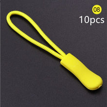 Load image into Gallery viewer, 10pcs/set EDC Camping Bag Zipper Pulls Replacement Backpack Clothes Zip Cord Puller Slider Outdoor Camp Equipment Travel Kit
