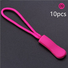 Load image into Gallery viewer, 10pcs/set EDC Camping Bag Zipper Pulls Replacement Backpack Clothes Zip Cord Puller Slider Outdoor Camp Equipment Travel Kit
