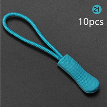 Load image into Gallery viewer, 10pcs/set EDC Camping Bag Zipper Pulls Replacement Backpack Clothes Zip Cord Puller Slider Outdoor Camp Equipment Travel Kit
