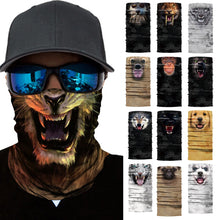 Load image into Gallery viewer, 3D Seamless Magic Headband Animal Neck Gaiter Warmer Face Cover Scarf for Ski Halloween Bandana  Costume Headwear Bicycle
