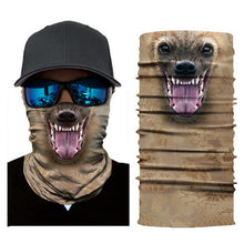 Load image into Gallery viewer, 3D Seamless Magic Headband Animal Neck Gaiter Warmer Face Cover Scarf for Ski Halloween Bandana  Costume Headwear Bicycle
