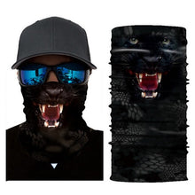 Load image into Gallery viewer, 3D Seamless Magic Headband Animal Neck Gaiter Warmer Face Cover Scarf for Ski Halloween Bandana  Costume Headwear Bicycle
