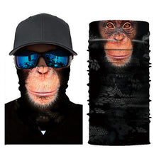 Load image into Gallery viewer, 3D Seamless Magic Headband Animal Neck Gaiter Warmer Face Cover Scarf for Ski Halloween Bandana  Costume Headwear Bicycle
