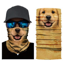 Load image into Gallery viewer, 3D Seamless Magic Headband Animal Neck Gaiter Warmer Face Cover Scarf for Ski Halloween Bandana  Costume Headwear Bicycle
