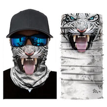 Load image into Gallery viewer, 3D Seamless Magic Headband Animal Neck Gaiter Warmer Face Cover Scarf for Ski Halloween Bandana  Costume Headwear Bicycle
