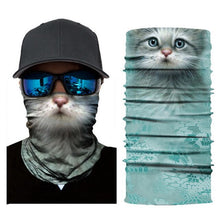 Load image into Gallery viewer, 3D Seamless Magic Headband Animal Neck Gaiter Warmer Face Cover Scarf for Ski Halloween Bandana  Costume Headwear Bicycle
