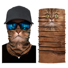Load image into Gallery viewer, 3D Seamless Magic Headband Animal Neck Gaiter Warmer Face Cover Scarf for Ski Halloween Bandana  Costume Headwear Bicycle
