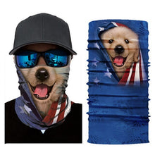 Load image into Gallery viewer, 3D Seamless Magic Headband Animal Neck Gaiter Warmer Face Cover Scarf for Ski Halloween Bandana  Costume Headwear Bicycle
