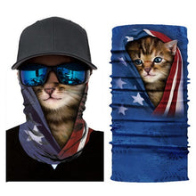 Load image into Gallery viewer, 3D Seamless Magic Headband Animal Neck Gaiter Warmer Face Cover Scarf for Ski Halloween Bandana  Costume Headwear Bicycle
