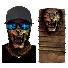 Load image into Gallery viewer, 3D Seamless Magic Headband Animal Neck Gaiter Warmer Face Cover Scarf for Ski Halloween Bandana  Costume Headwear Bicycle
