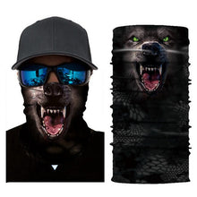 Load image into Gallery viewer, 3D Seamless Magic Headband Animal Neck Gaiter Warmer Face Cover Scarf for Ski Halloween Bandana  Costume Headwear Bicycle
