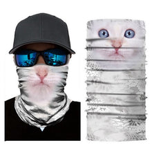 Load image into Gallery viewer, 3D Seamless Magic Headband Animal Neck Gaiter Warmer Face Cover Scarf for Ski Halloween Bandana  Costume Headwear Bicycle
