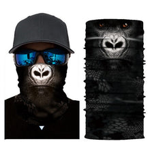 Load image into Gallery viewer, 3D Seamless Magic Headband Animal Neck Gaiter Warmer Face Cover Scarf for Ski Halloween Bandana  Costume Headwear Bicycle
