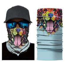 Load image into Gallery viewer, 3D Seamless Magic Headband Animal Neck Gaiter Warmer Face Cover Scarf for Ski Halloween Bandana  Costume Headwear Bicycle
